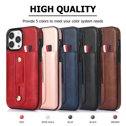 Luxury Leather Phone Case For iPhone